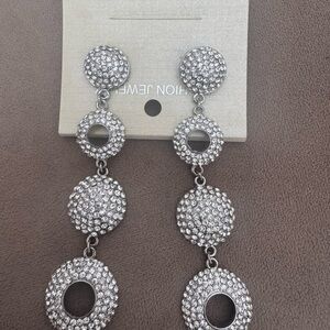 Elegant Silver Dangle Earrings